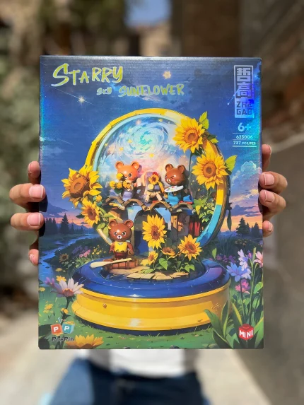 نمایش گل آفتابگردونی ساختنی